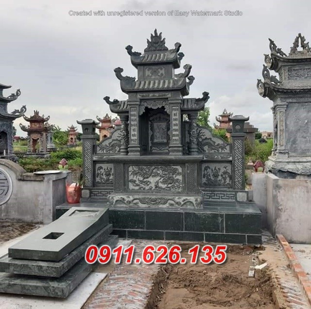 Mẫu Mộ Đá Xanh Rêu Xanh Đẹp Nhất Năm 2023