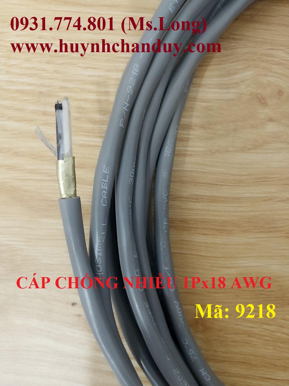 Cáp báo cháy Hosiwell 18AWG tín hiệu 1pair
