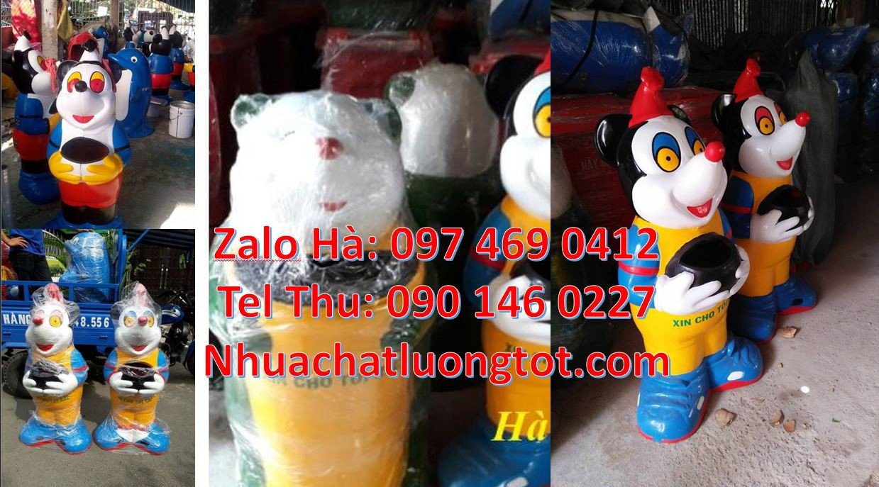 thùng rác gấu trúng,sọt rác chim cánh cụt,thùng rác hình con vật giá r
