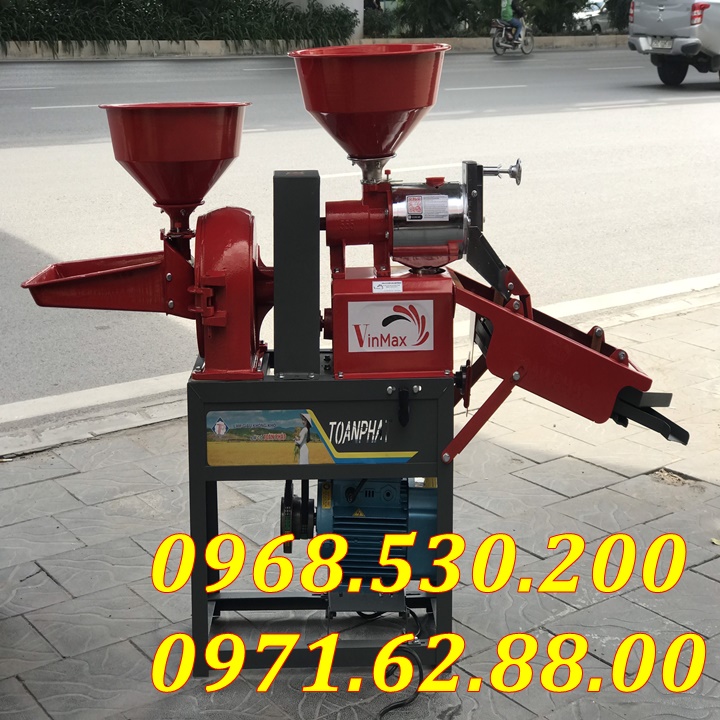 Máy xát gạo mini gia đình nhỏ gọn với 4 tác dụng
