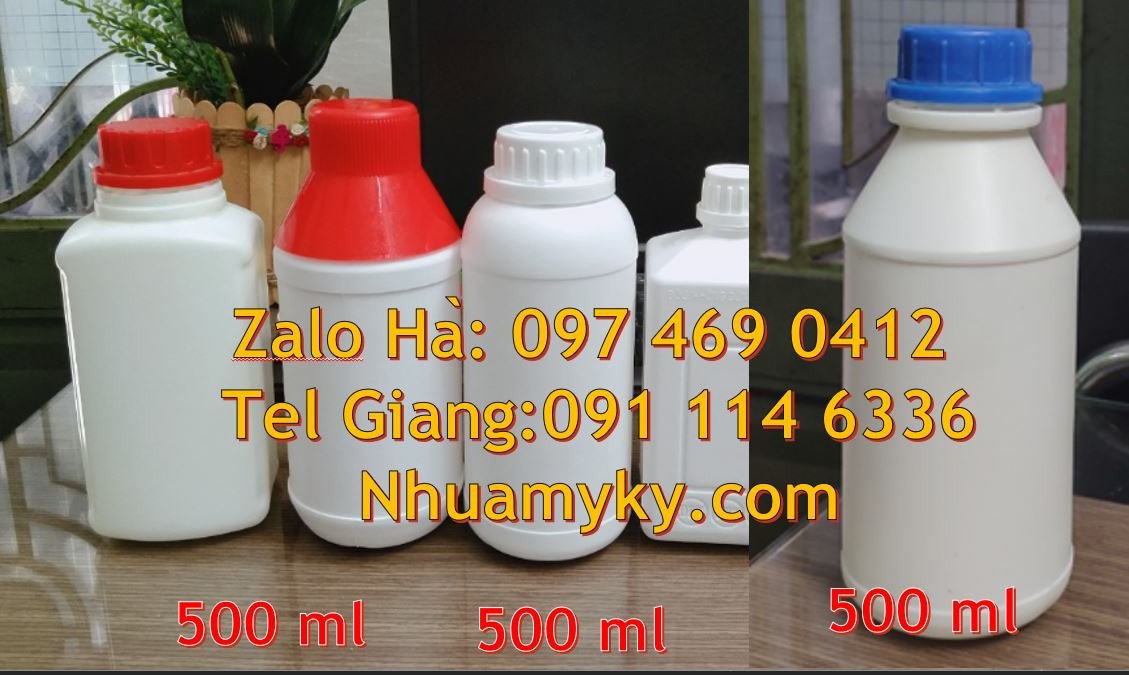 chai 250ml đựng hóa chất,chai 500ml đựng nước rửa chén,chai 100ml đựng