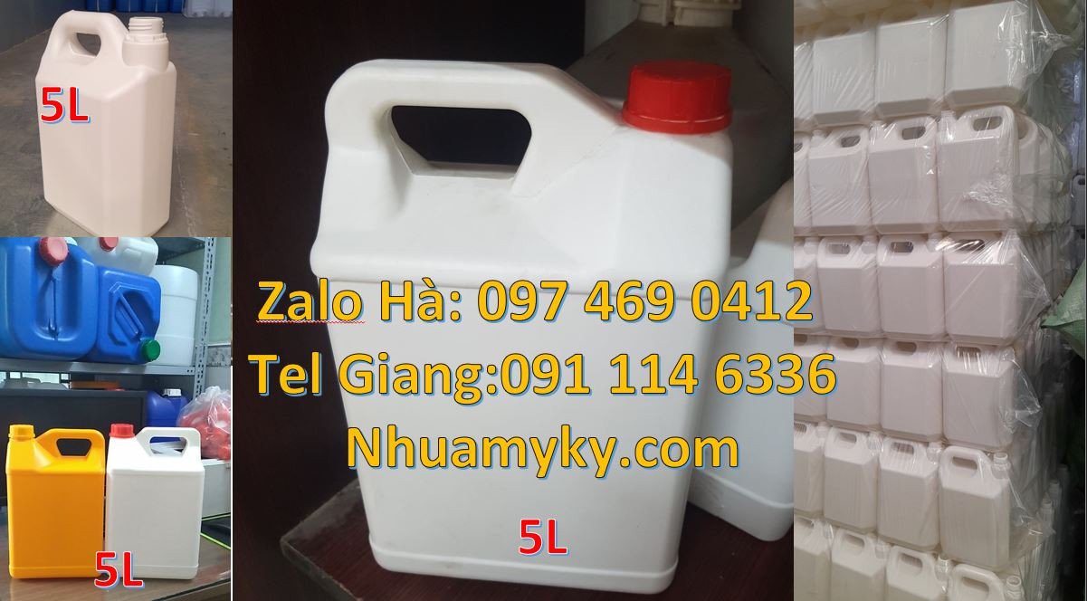 can nhựa 0.5l đựng nước mắm,can nhựa 4l đựng dầu ăn,can 5l đựng nước r