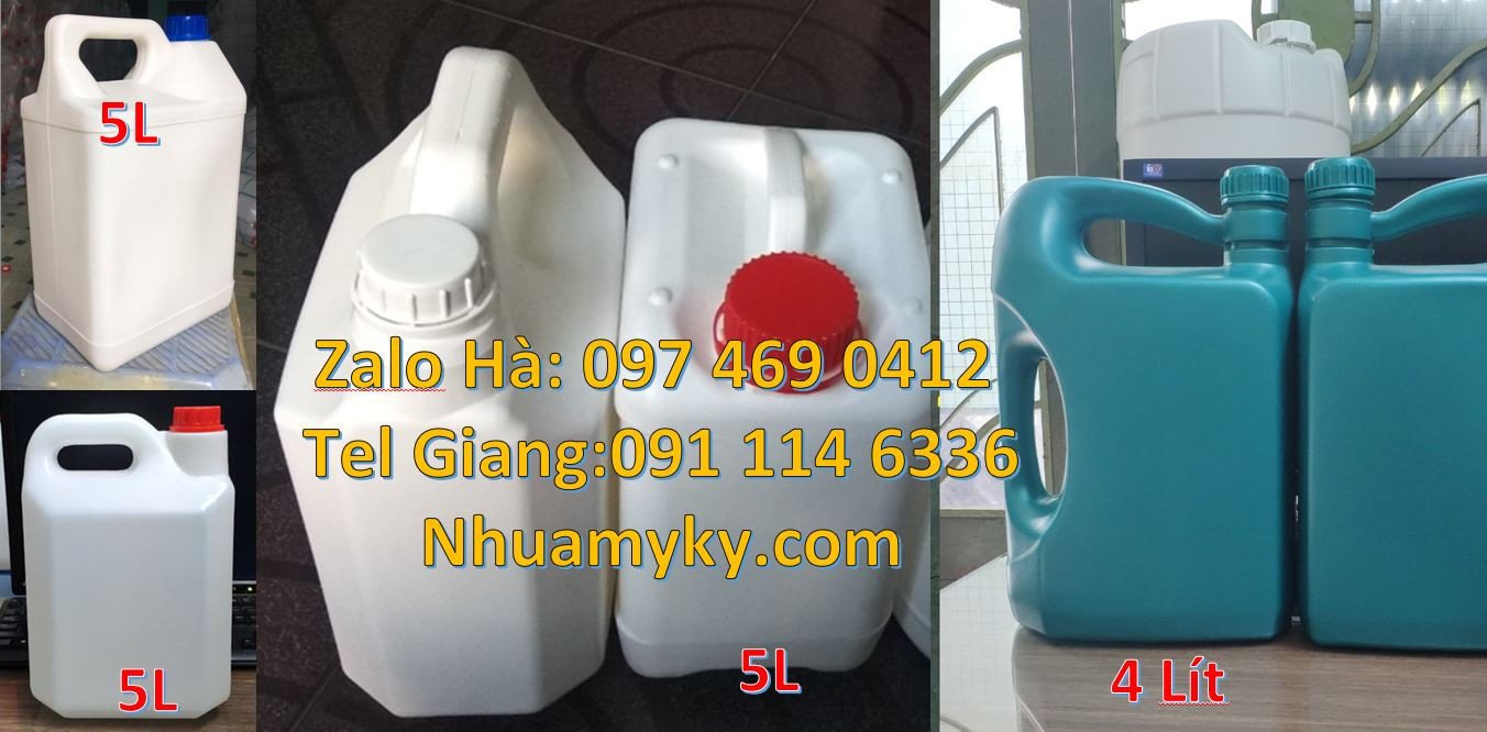 can nhựa 0.5l đựng nước mắm,can nhựa 4l đựng dầu ăn,can 5l đựng nước r