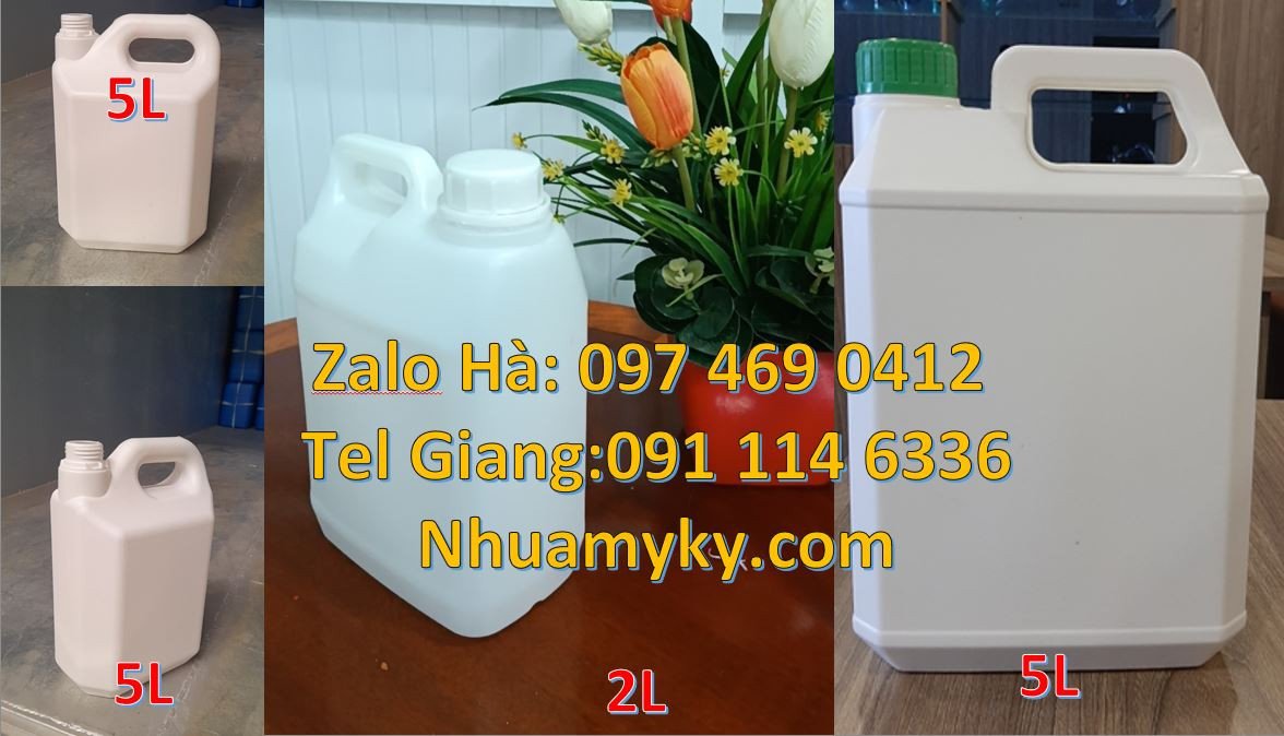 can nhựa 0.5l đựng nước mắm,can nhựa 4l đựng dầu ăn,can 5l đựng nước r