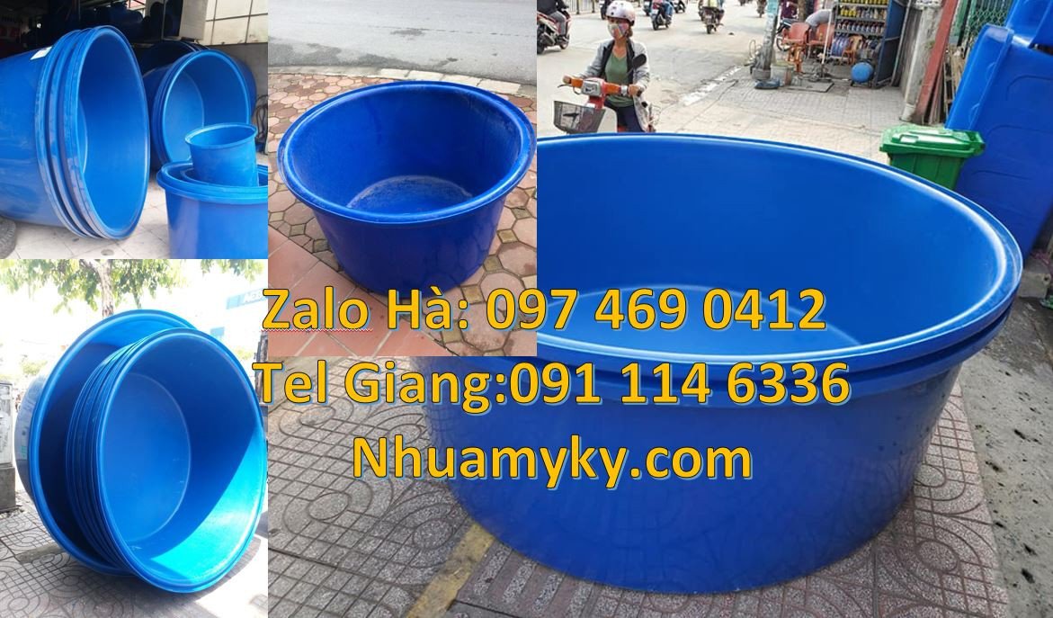 thau nhựa tròn 3000l, thùng nhựa vuông 1200l,thùng nhựa tròn vuông xan