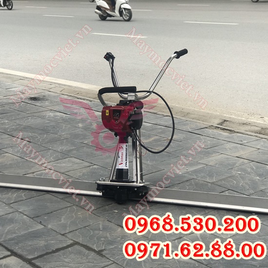 Nơi bán máy đầm thước khung inox Honda GX35 thước 2m