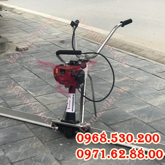 Nơi bán máy đầm thước khung inox Honda GX35 thước 2m