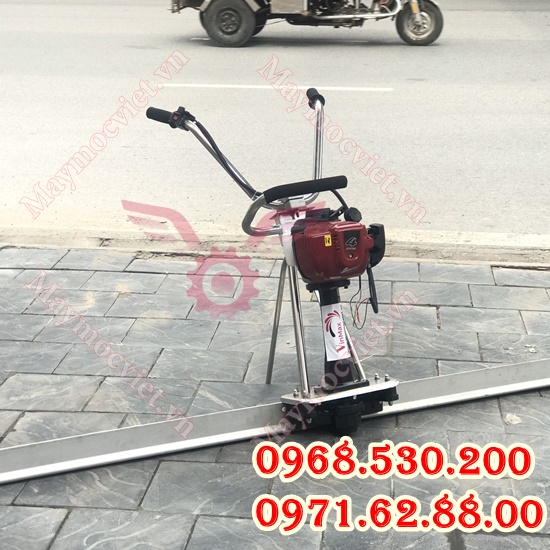 Nơi bán máy đầm thước khung inox Honda GX35 thước 2m