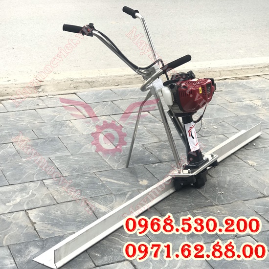 Nơi bán máy đầm thước khung inox Honda GX35 thước 2m