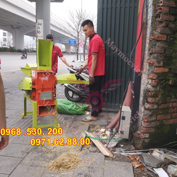Máy băm nghiền sơ dừa , bã mía công suất 3.5kw