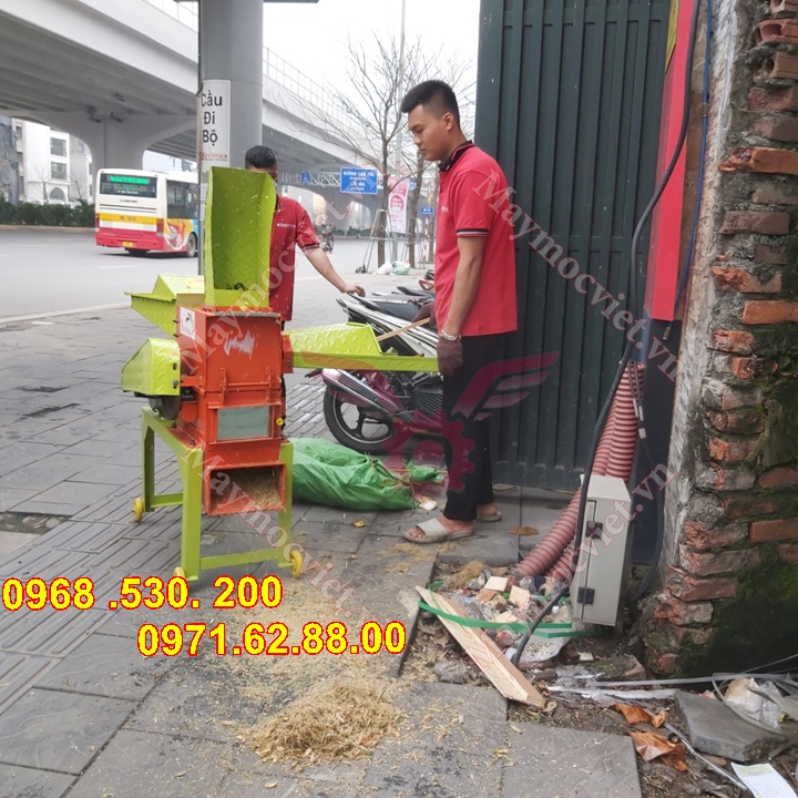 Máy băm nghiền sơ dừa , bã mía công suất 3.5kw