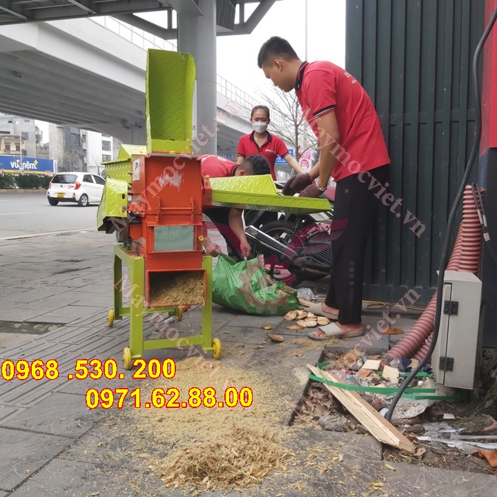 Máy băm nghiền sơ dừa , bã mía công suất 3.5kw