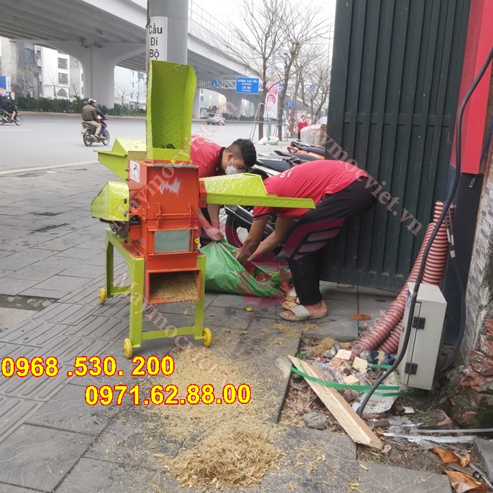 Máy băm nghiền sơ dừa , bã mía công suất 3.5kw