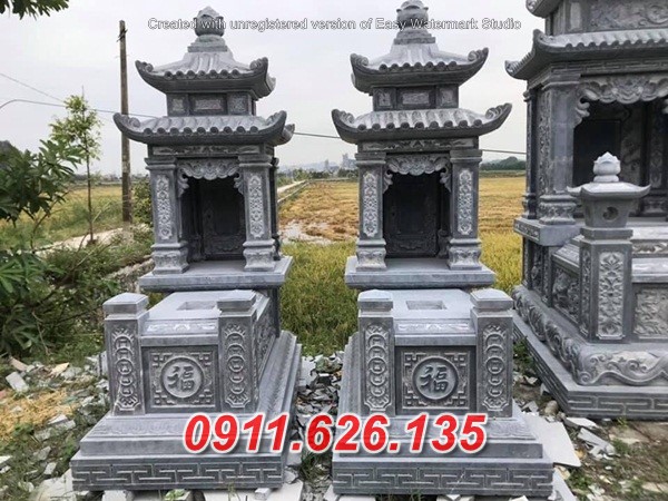 Mẫu Mộ Đá Hai Mái Năm 2023, Làm Theo Yêu Cầu