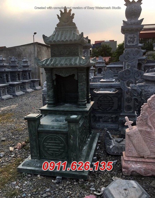 Mẫu Mộ Đá Hai Mái Năm 2023, Làm Theo Yêu Cầu