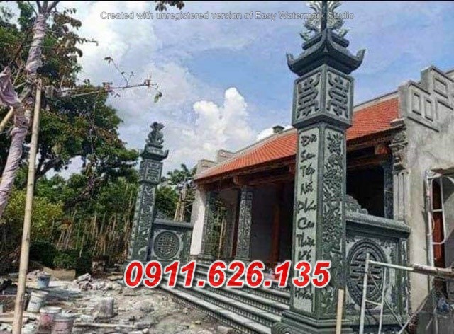 Mẫu Cột Đấ Đẹp Đồng Trụ Nhà Thờ, Từ Đường, Miếu Chùa