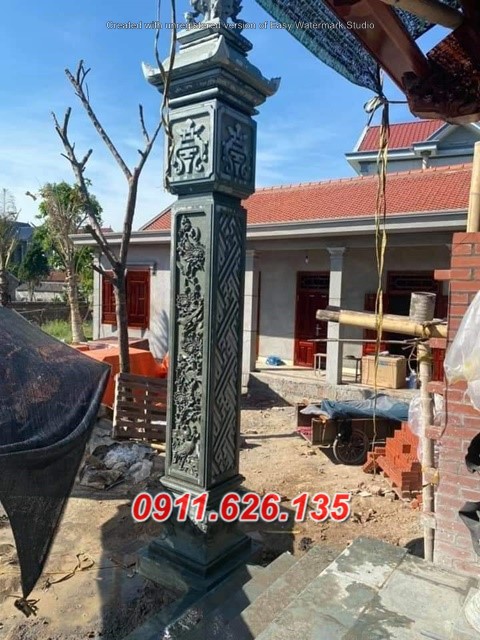 Mẫu Cột Đấ Đẹp Đồng Trụ Nhà Thờ, Từ Đường, Miếu Chùa
