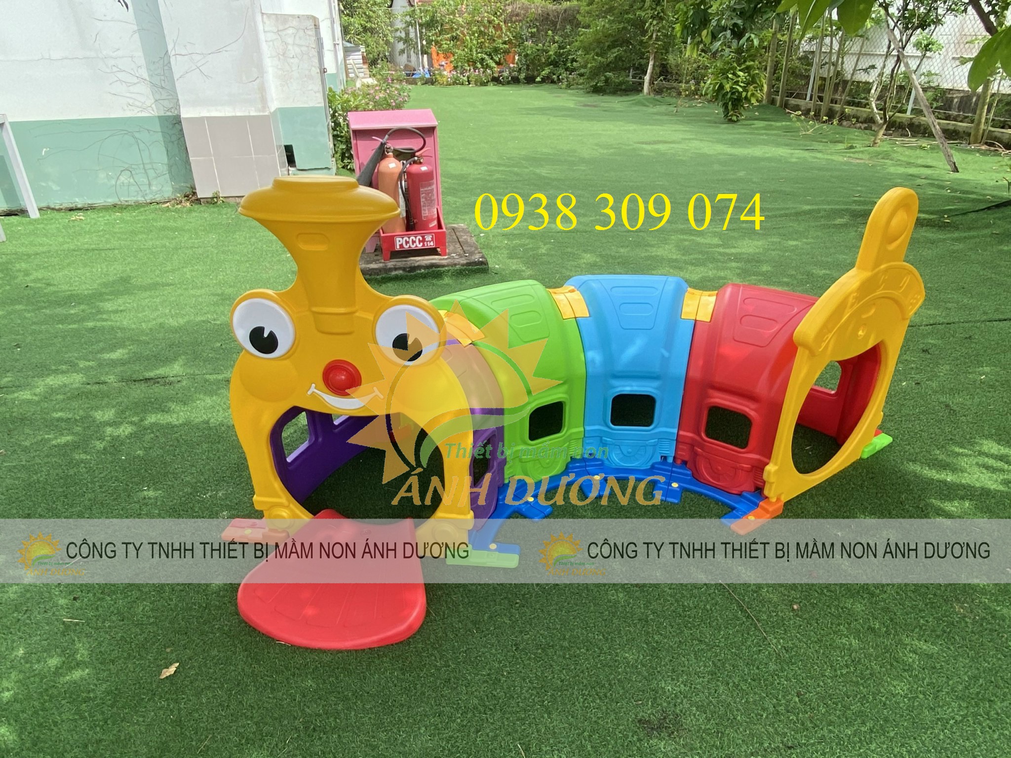 Hang chui , hầm chui tàu hỏa dành cho bé AD
