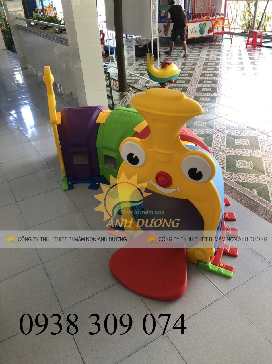 Hang chui , hầm chui tàu hỏa dành cho bé AD