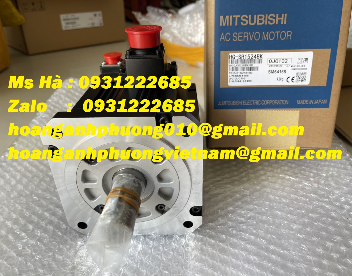 Động cơ servo xoay chiều mitsubishi HG-SR1524BK giá cạnh tranh