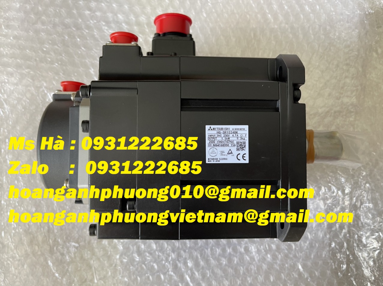 Động cơ servo xoay chiều mitsubishi HG-SR1524BK giá cạnh tranh