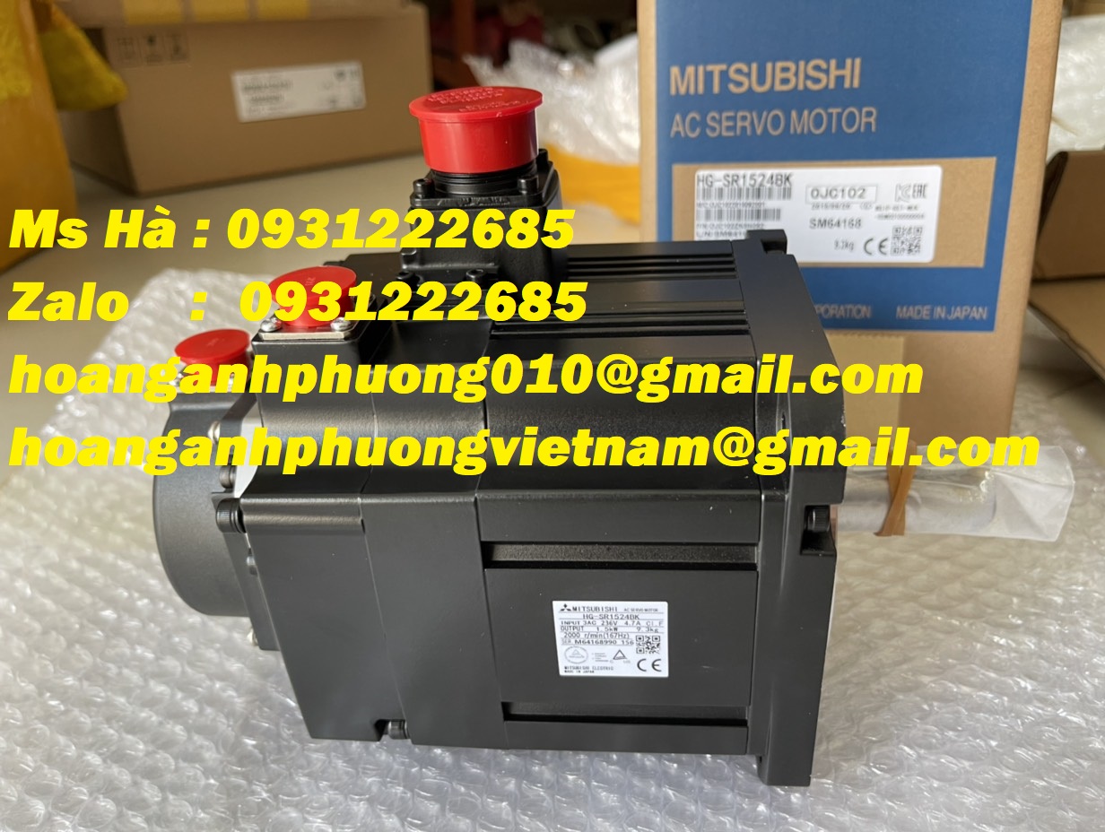 Động cơ servo xoay chiều mitsubishi HG-SR1524BK giá cạnh tranh