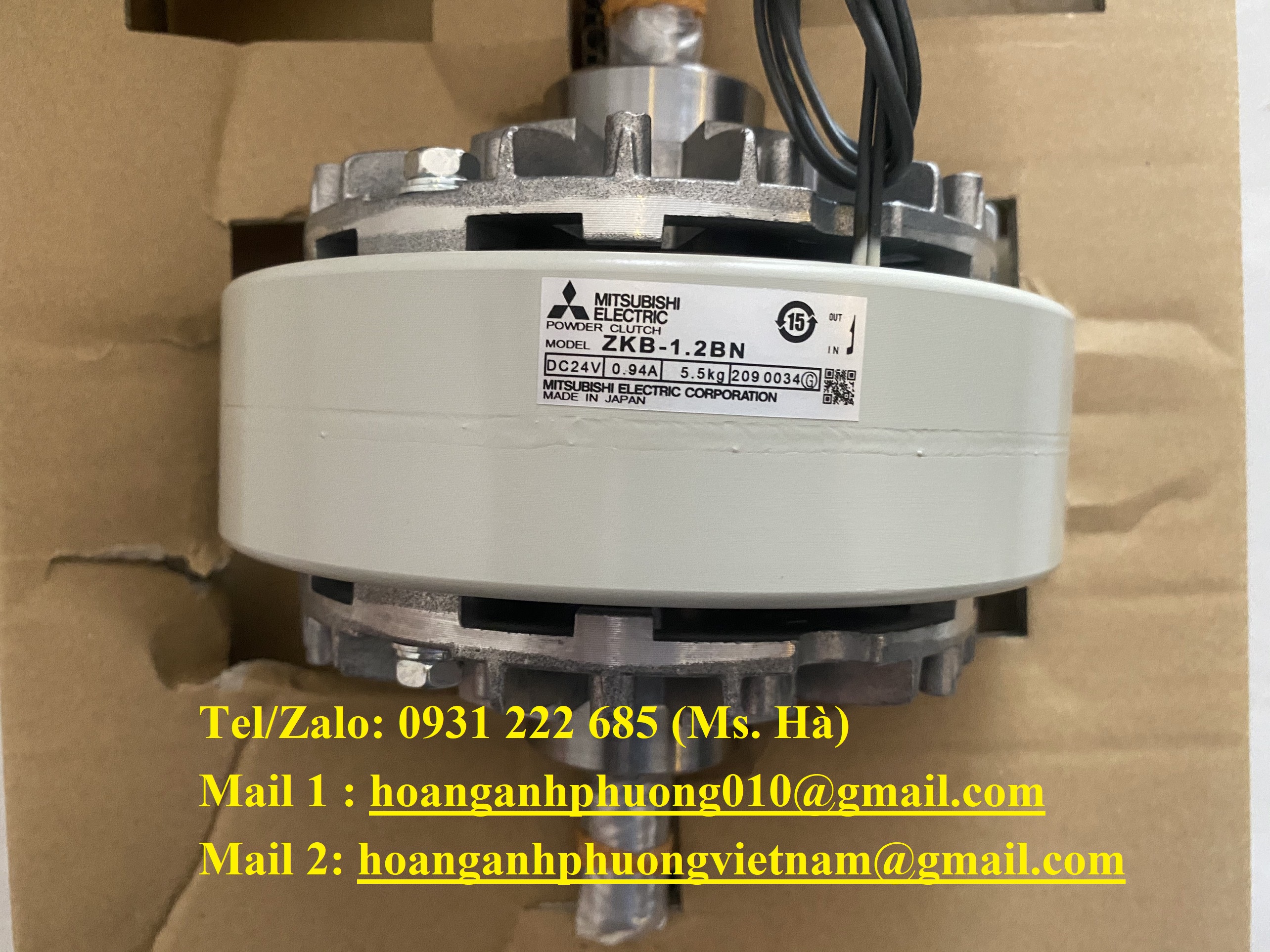 Powder clutch mitsubishi ZKB-1.2BN giá cạnh tranh toàn quốc