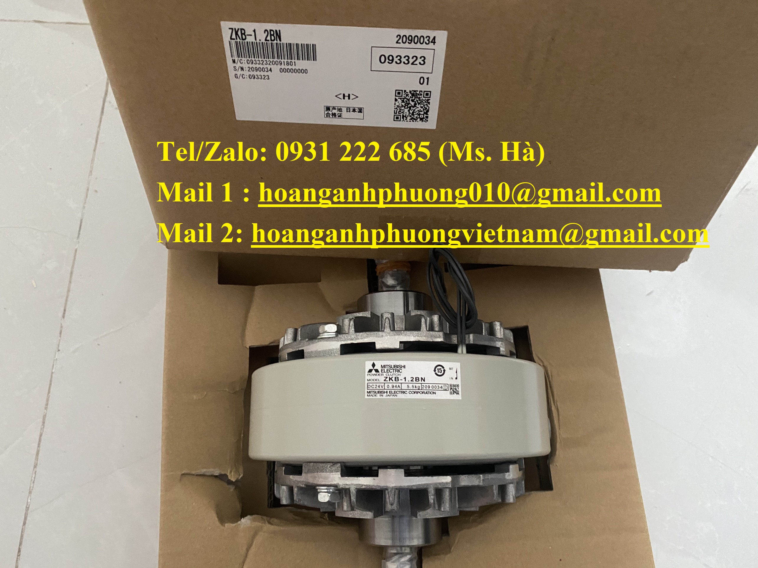 Powder clutch mitsubishi ZKB-1.2BN giá cạnh tranh toàn quốc