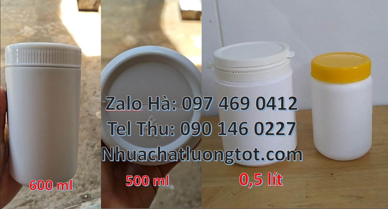 hũ nhựa 2kg hdpe,hũ nhựa 1kg nắp vặn màu trắng,hũ nhựa giá rẻ nhất hcm