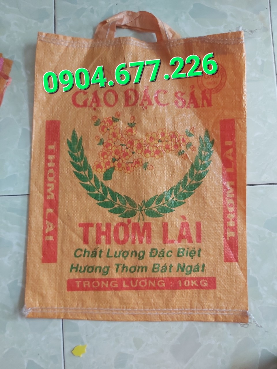 Bao đựng gạo Hương lài, bao đựng gạo từ thiện giá rẻ