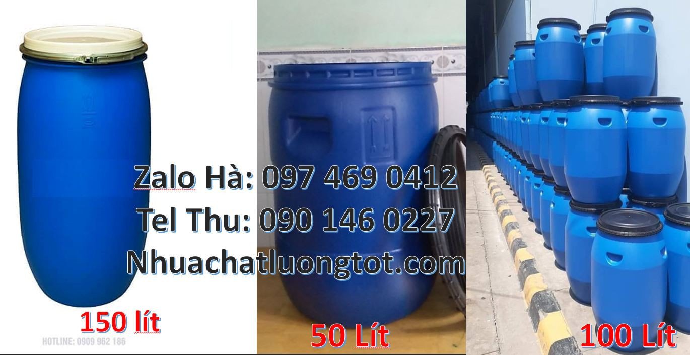 phuy nhựa 220l nắp kín,thùng phuy xanh 220l đựng chất lỏng,thùng phuy