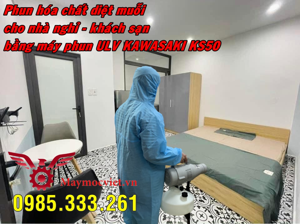Máy phun hóa chất diệt muỗi nhà ở, chung cư mini, nhà nghỉ, khách sạn