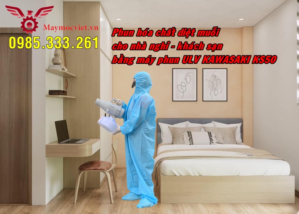 Máy phun hóa chất diệt muỗi nhà ở, chung cư mini, nhà nghỉ, khách sạn