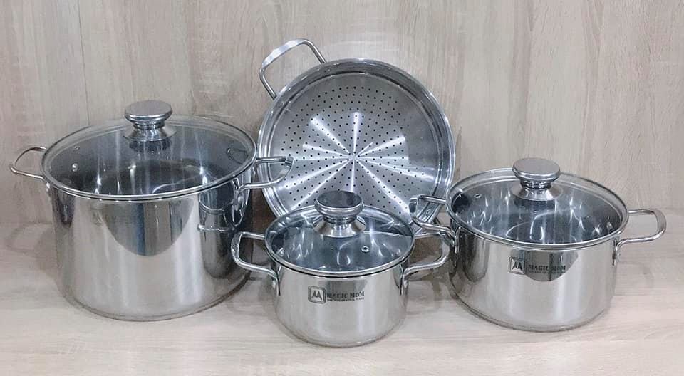 chuyên cung cấp sỉ xoong nồi, nồi lẩu, bếp cồn và inox gia dụng rainy