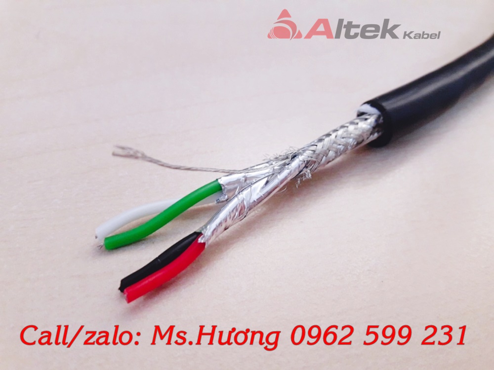 Cáp tín hiệu Altek kabel chống nhiễu RS485 22 AWG