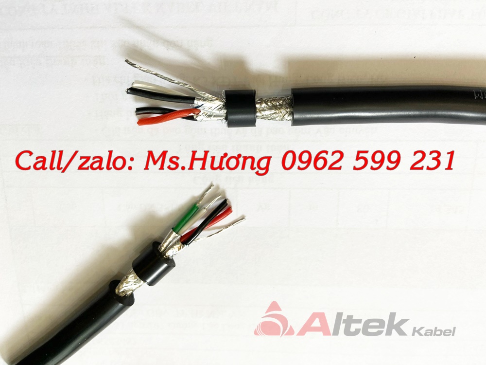 Cáp tin hiệu chống nhiễu Altek kabel RS485 22 AWG