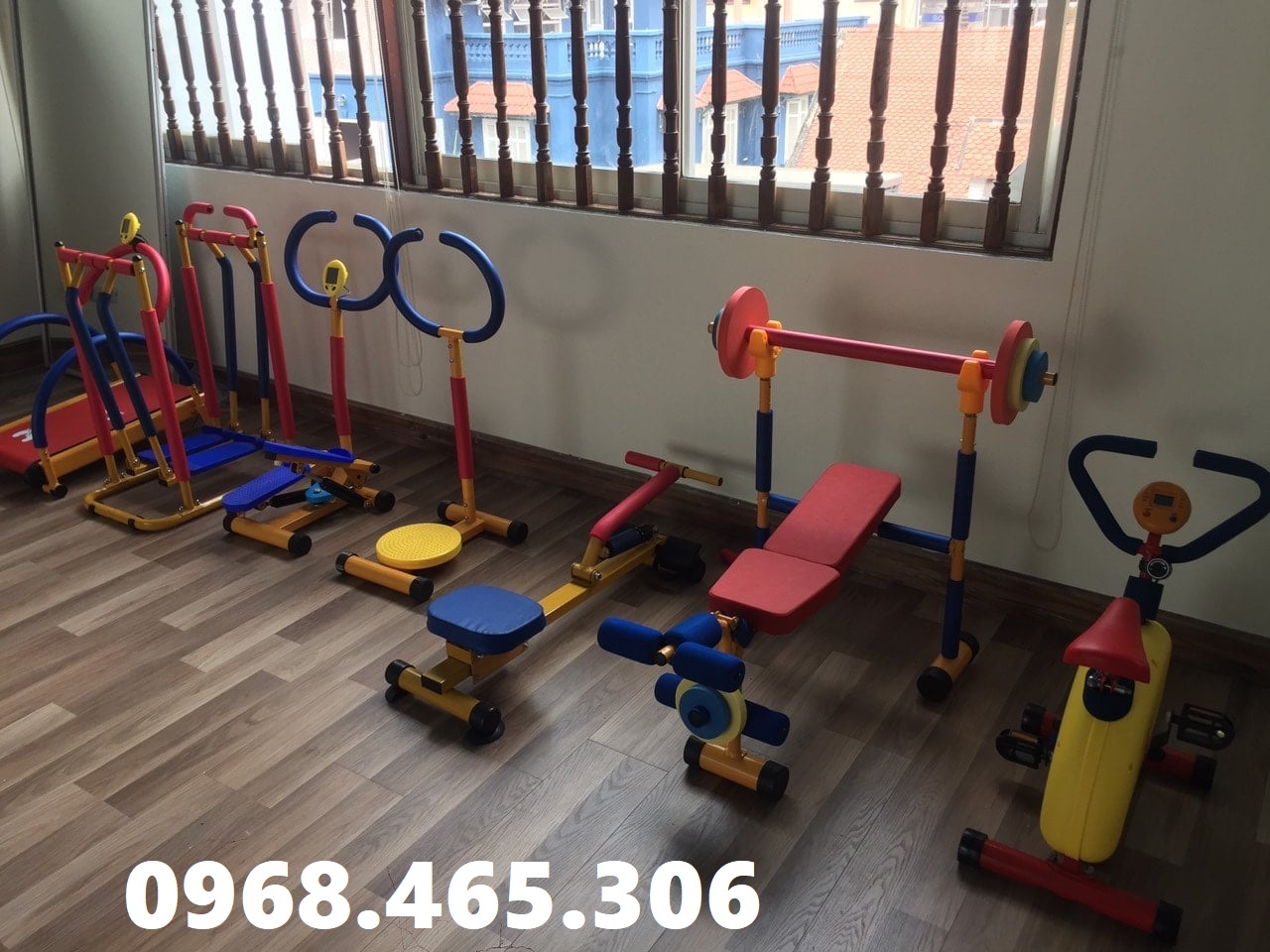 Thiết bị gym mầm non, dụng cụ gym trẻ em