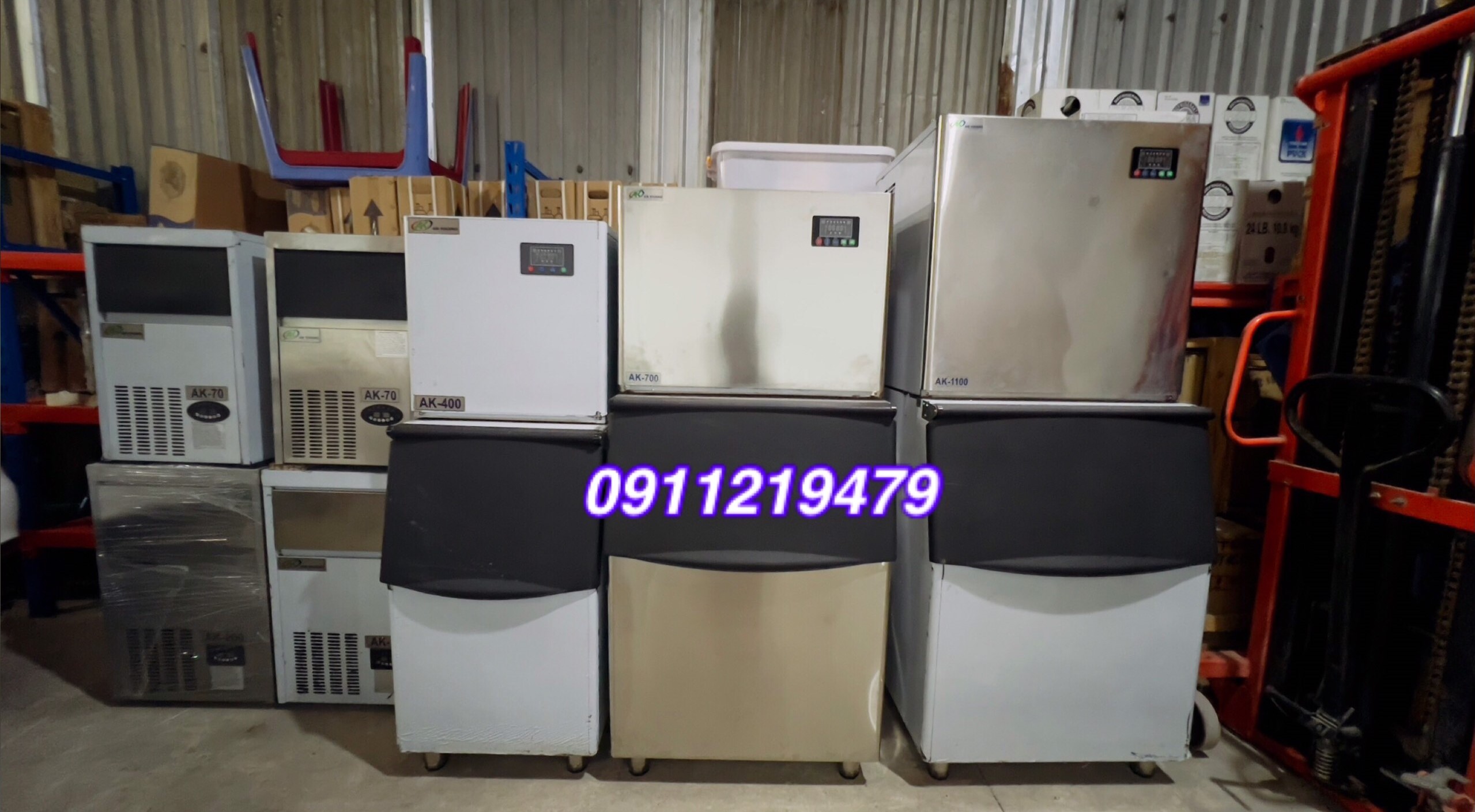 Xả hàng trưng bày máy đá viên khối lượng 30kg/24h