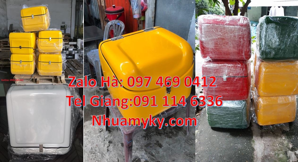thùng giao hàng bằng xe máy,thùng giao cafe,thùng giao đồ ăn nhanh rẻ