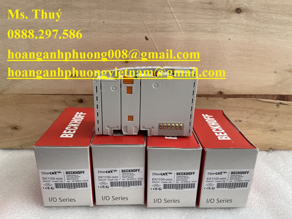 Bộ kết nối EtherCAT EK1100  Beckhoff chính hãng tại VN