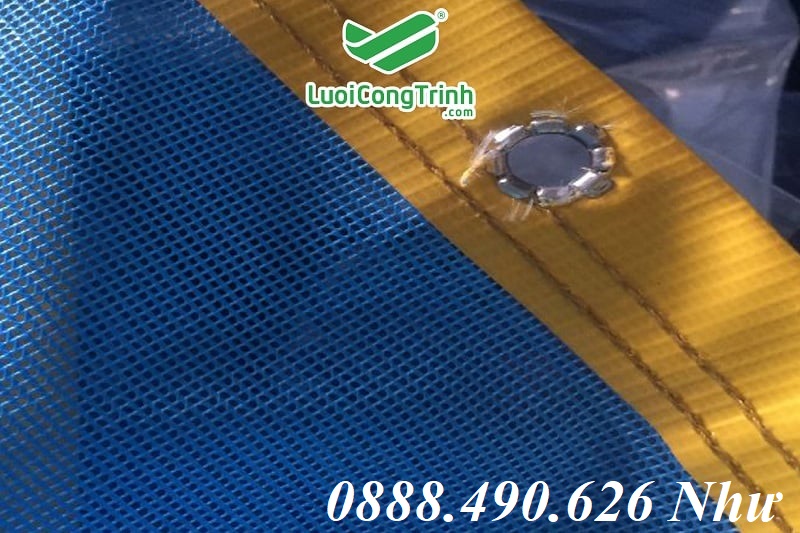 Lưới PVC, lưới gia công, bấm khuy kích thước theo yêu cầu