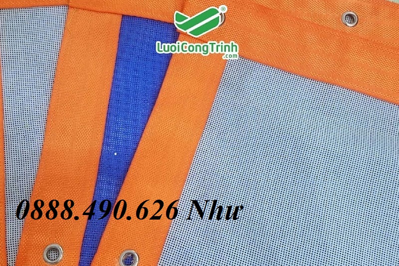 Lưới PVC, lưới gia công, bấm khuy kích thước theo yêu cầu