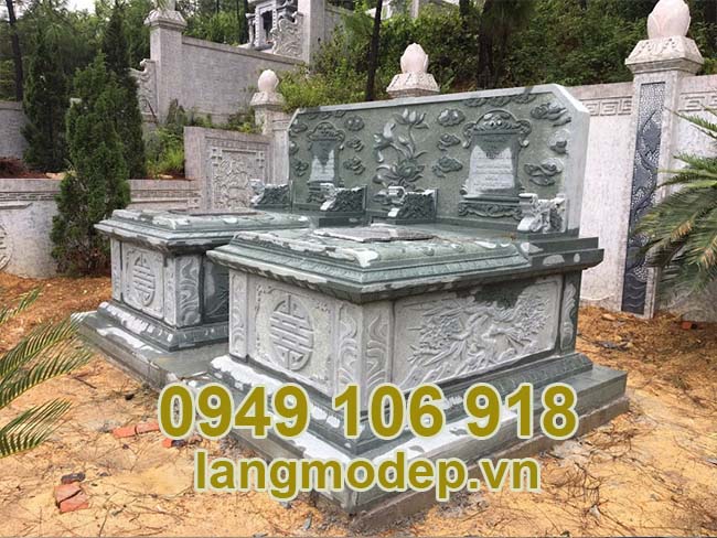 Mẫu mộ đá đơn giản nhỏ gọn thiết kế đẹp