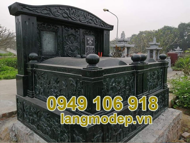 Mẫu mộ đá đơn giản nhỏ gọn thiết kế đẹp