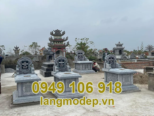 Mẫu mộ đá đơn giản nhỏ gọn thiết kế đẹp