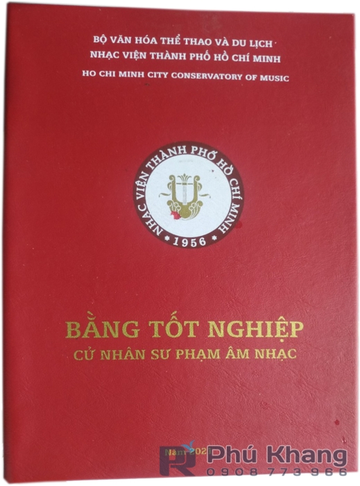 In bìa bằng tốt nghiệp, bìa đựng giấy chứng nhận