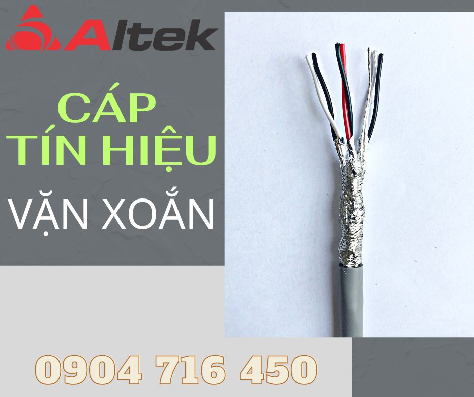 cáp tín hiệu vặn xoắn chống nhiễu 3 pair 20AWG Altek Kabel