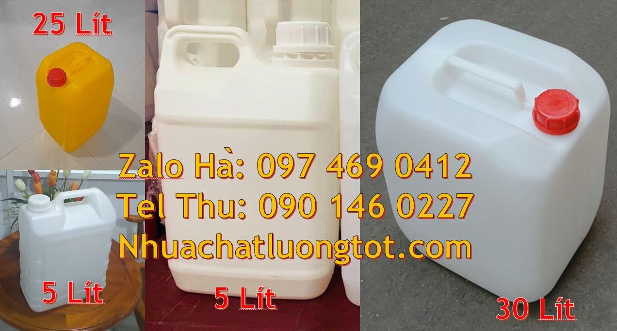 can nhựa 20l đựng nước khoáng, can nhựa xanh 30l đựng nước mắm,can xan