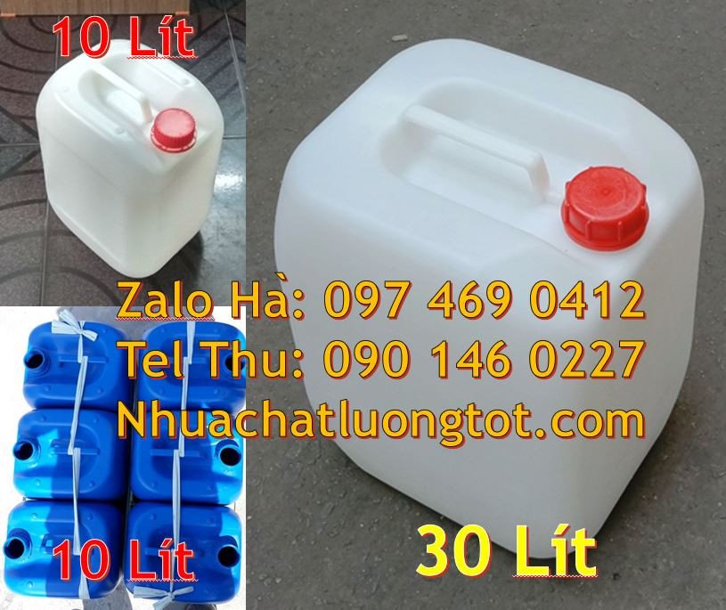 can nhựa 20l đựng nước khoáng, can nhựa xanh 30l đựng nước mắm,can xan