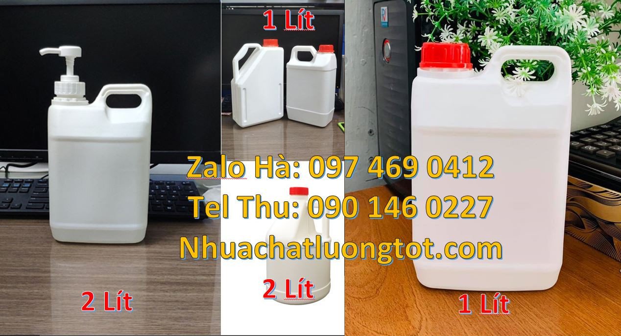 can nhựa 10l đựng nước tẩy rửa,can 2l đựng dầu ăn,can nhựa 5l đựng sơn